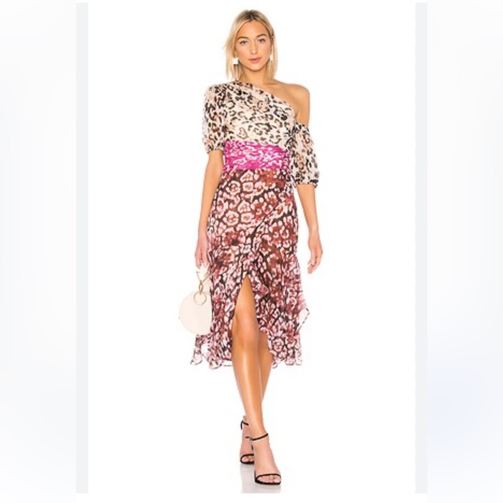 AMUR Jaylah Dress - Leopard Print